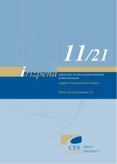 11/21 Irizpena, Euskadiko Inklusiorako eta diru sarrerak bermatzeko Euskal Sistemaren Legearen Aurreproiektuari buruzkoa 